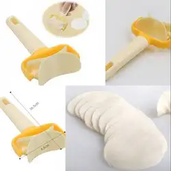 Круглый рулон типа тесто резак торт тиснение плесень помадка резак инструмент Желтый