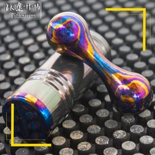 Титановый сплав кости Спиннер для пальца Edc игрушка Цирконий потрогать палец медитация проходящее время играть незабываемый камень