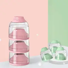 Съемный 3 Слои коробка для сухого молока для малышей широкие Ёмкость герметичный Портативный молока емкость для порошка коробка фирмы независимых Слои ed конструкция