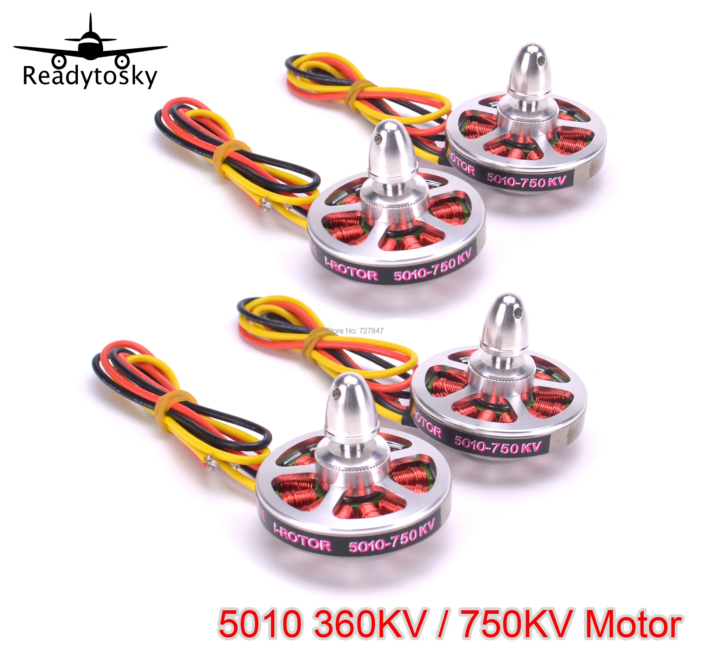 Новый бесщеточный двигатель с высоким крутящим моментом 5010 360KV / 750KV для