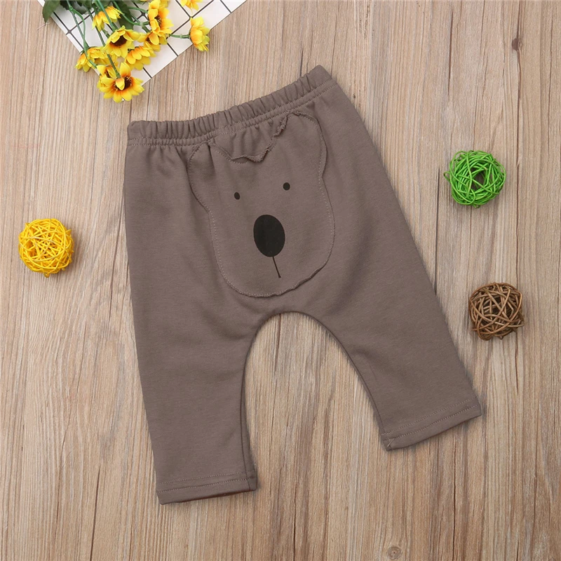 Милые обтягивающие штаны для маленьких мальчиков и девочек с рисунками животных из мультфильмов на возраст от 0 до 24 месяцев Стрейчевые теплые леггинсы для малышей