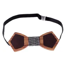 Мужской галстук-бабочка деревянный галстук трендовые аксессуары костюм смокинг для свадьбы-один размер