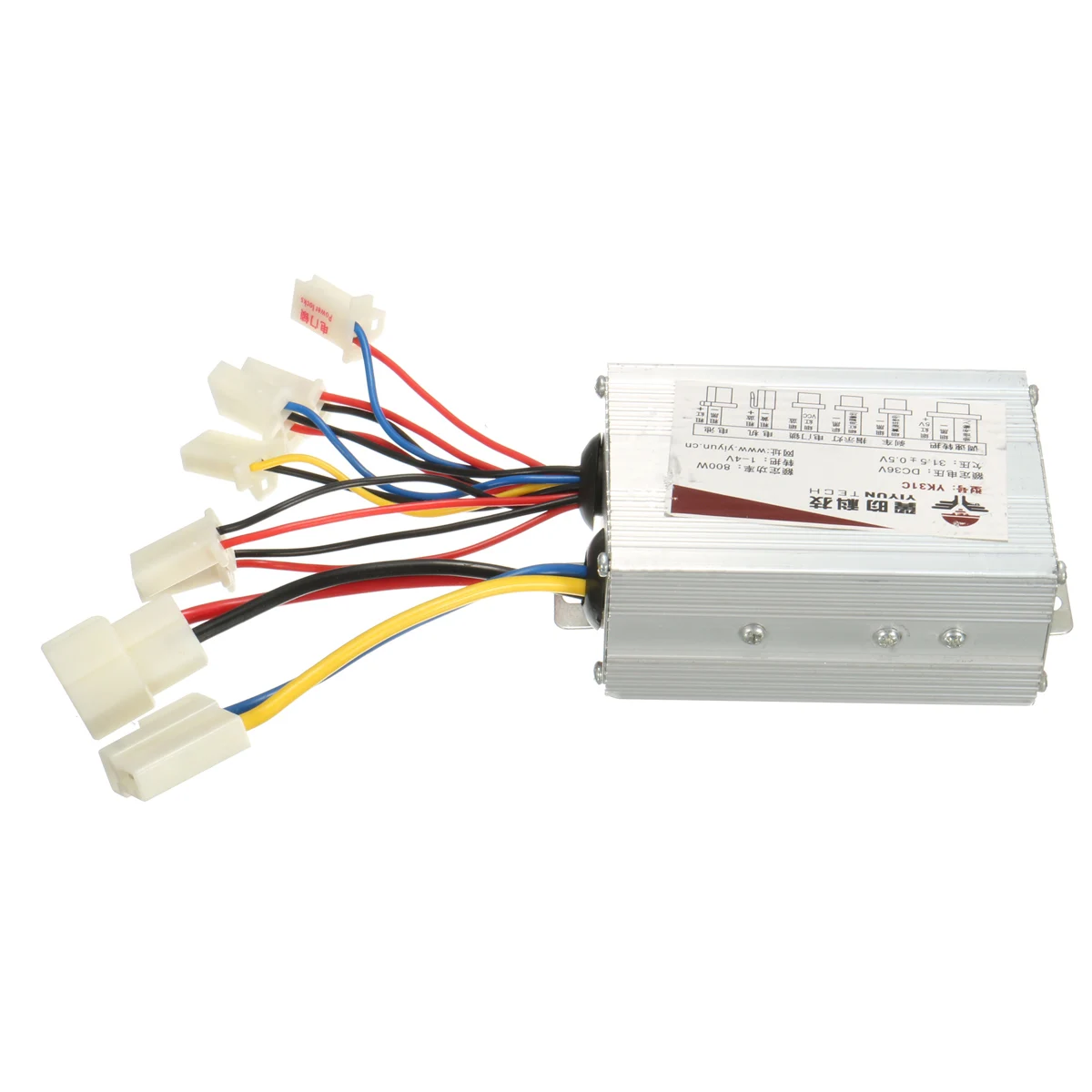 Skup 36V 800W DC regulator prędkości silnika szczotki do skuterów elektrycznych rowerów e bike akcesoria motocyklowe części