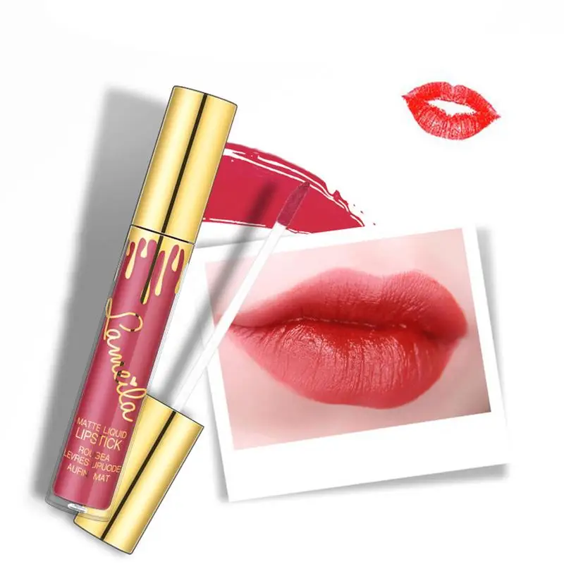 

12-color Matte Lip Gloss Moisturizing Durable Non-stick Cup Easy To Apply Lip Glaze Makeup Tools Beauty Products