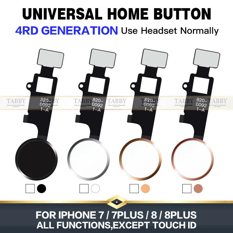Универсальная домашняя кнопка Flex для iPhone 7 8 Plus функция возврата домой решение 4rd Поколение Изменение usb порт зарядки