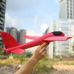 2018 DIY ручной работы Бросьте Летающий планер s игрушки для детей пены модель аэроплана вечерние наполнители Летающий планер игрушки игры