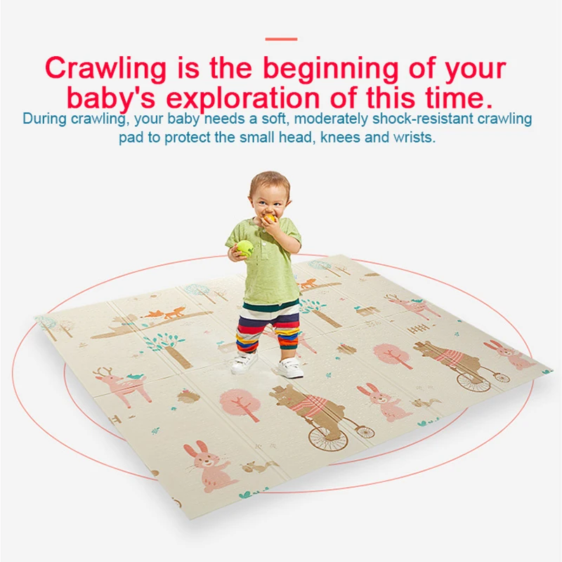 Baby Play Mat 180x200x1cm Thick Baby Activity Gym Activity Puzzle Carpet for Children Developing Mat Tapete Alfombra Infantil