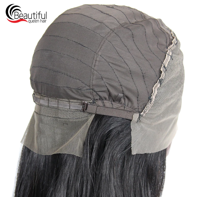 Brazilian 10A Lace Front Human Hair Wig 130% Density Straight Virgin Hair Wig Prepluncked Swiss Lace With Baby Hair 12-24 Inch