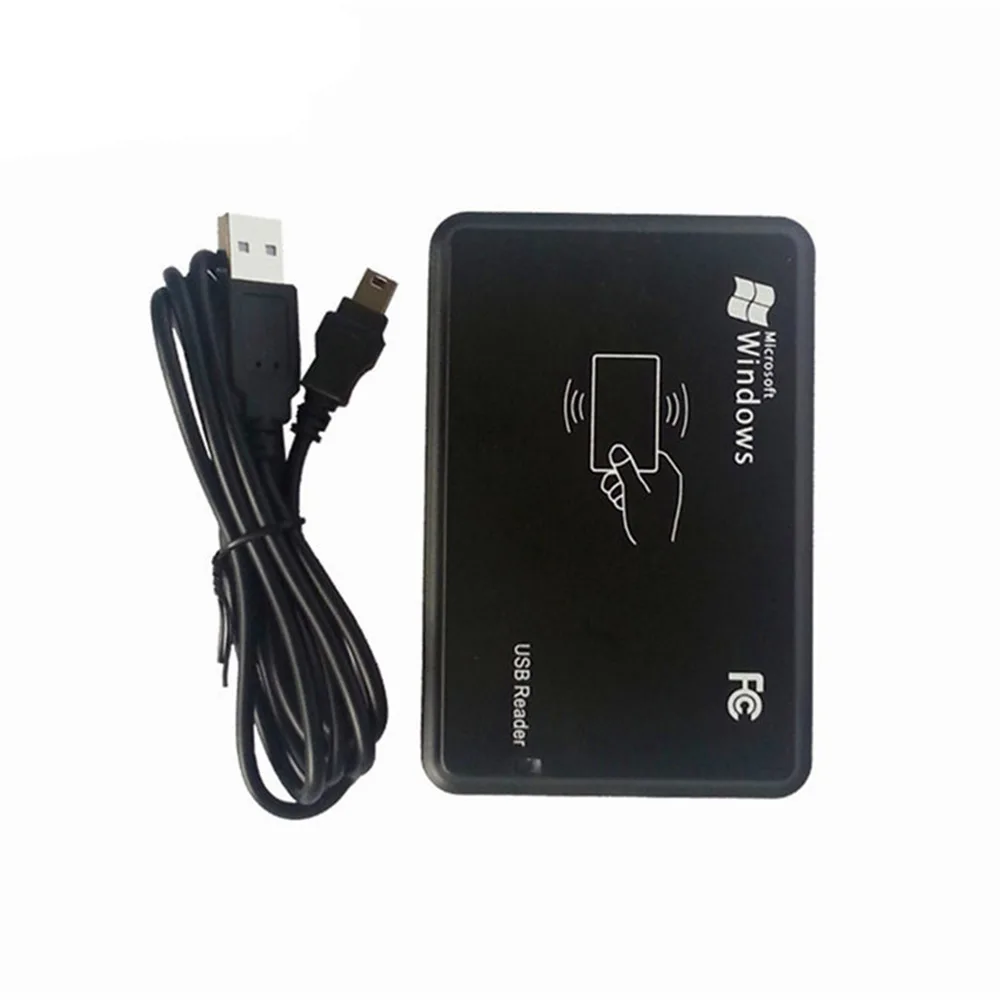Устройство RFID EM с кабелем USB 125 кГц 5 ключей EM4305 и кардридером T5577|Считыватели