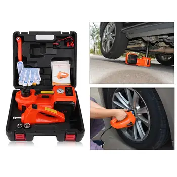 

5Ton 12V DC 1 Set Automotive Car Electric Floor Lift Jack Garage and Emergency Equipment Electric Impact Wrench Car Tools