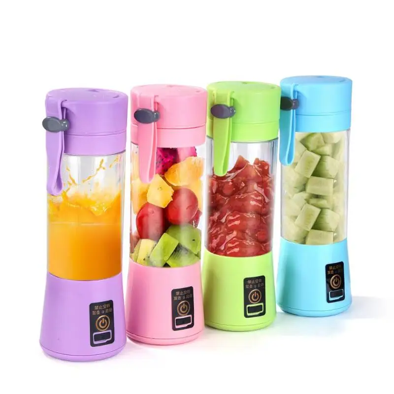 

ALLOYSEED 380ml Portable Mini Juicer USB Rechargeable Blender Mixer Juice Machine Household Smoothie Maker Small Juice Extractor