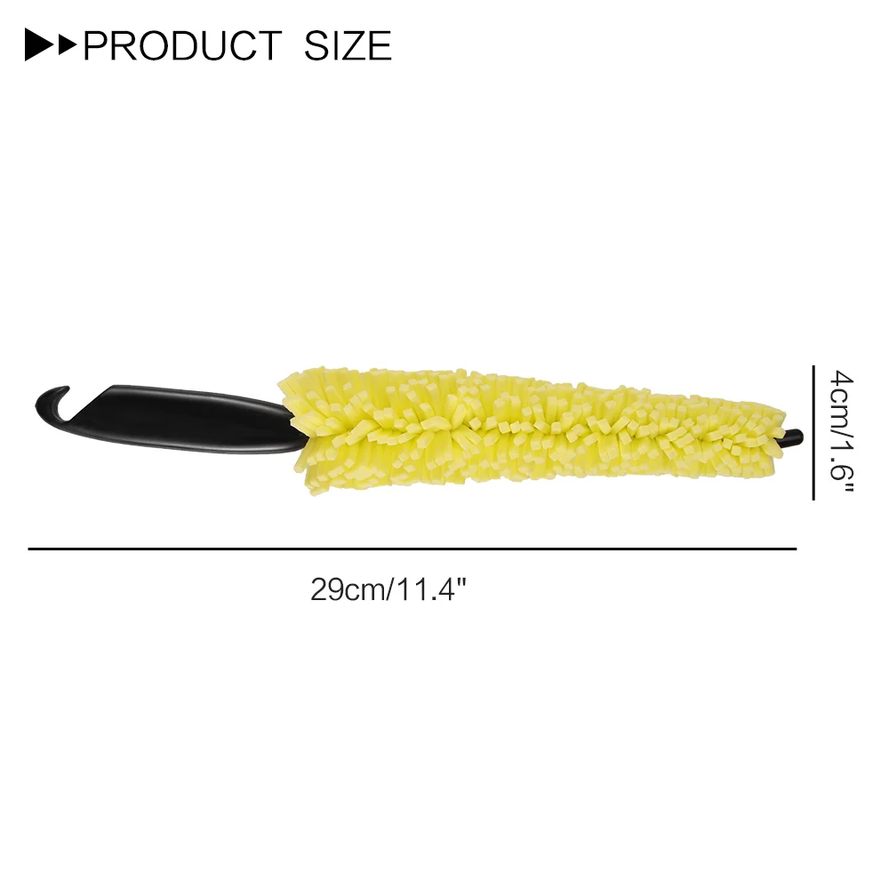 Чистящая Щетка для автомобильных шин моющий очиститель губки пластиковая щетка с длинной ручкой для колес инструмент для мытья автомобиля мягкая щетина чистое колесо для шин