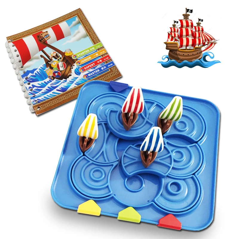 Pаспродажа IQ головоломка настольные игры 60 вызов с решением умное логическое мышление Семейная Игра вызов детские игрушки Jouet Enfant интеллектуальные