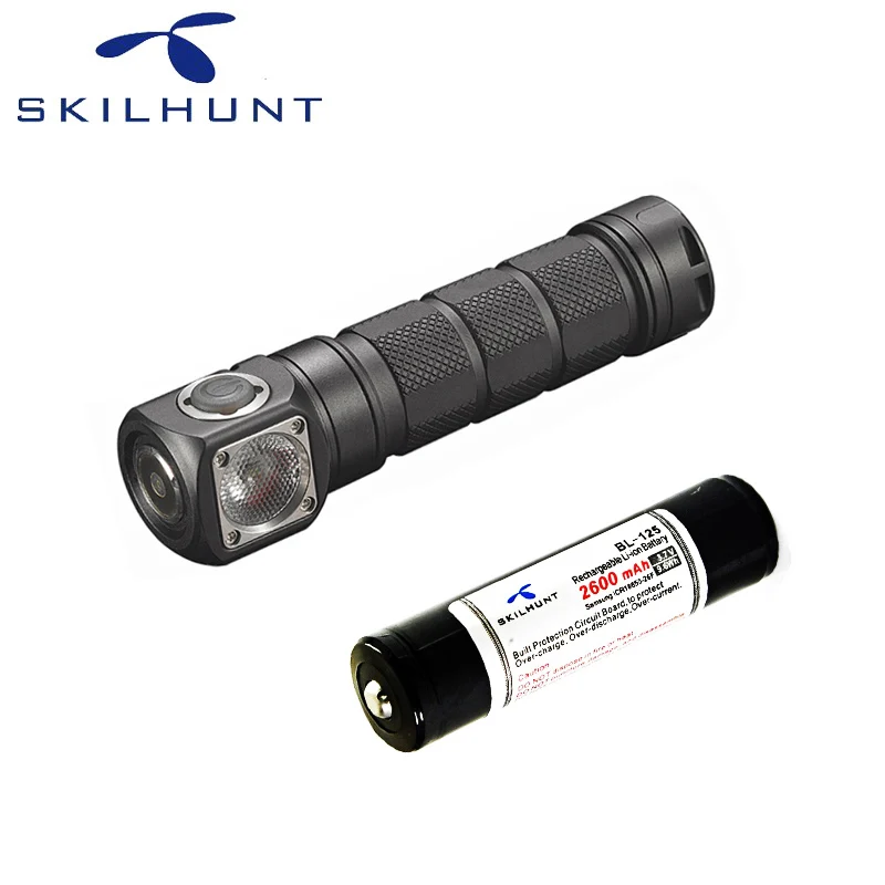 Светодиодный налобный фонарь Skilhunt H03 CREE XML 2 U4 1200 лм с аккумулятором|camping torch|led