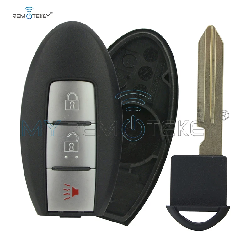 

Remtekey remote control fob KR55WK49622 smart key case for Infiniti FX35 EX35 3 button 2008 2009 2010 2011 2012 key shell