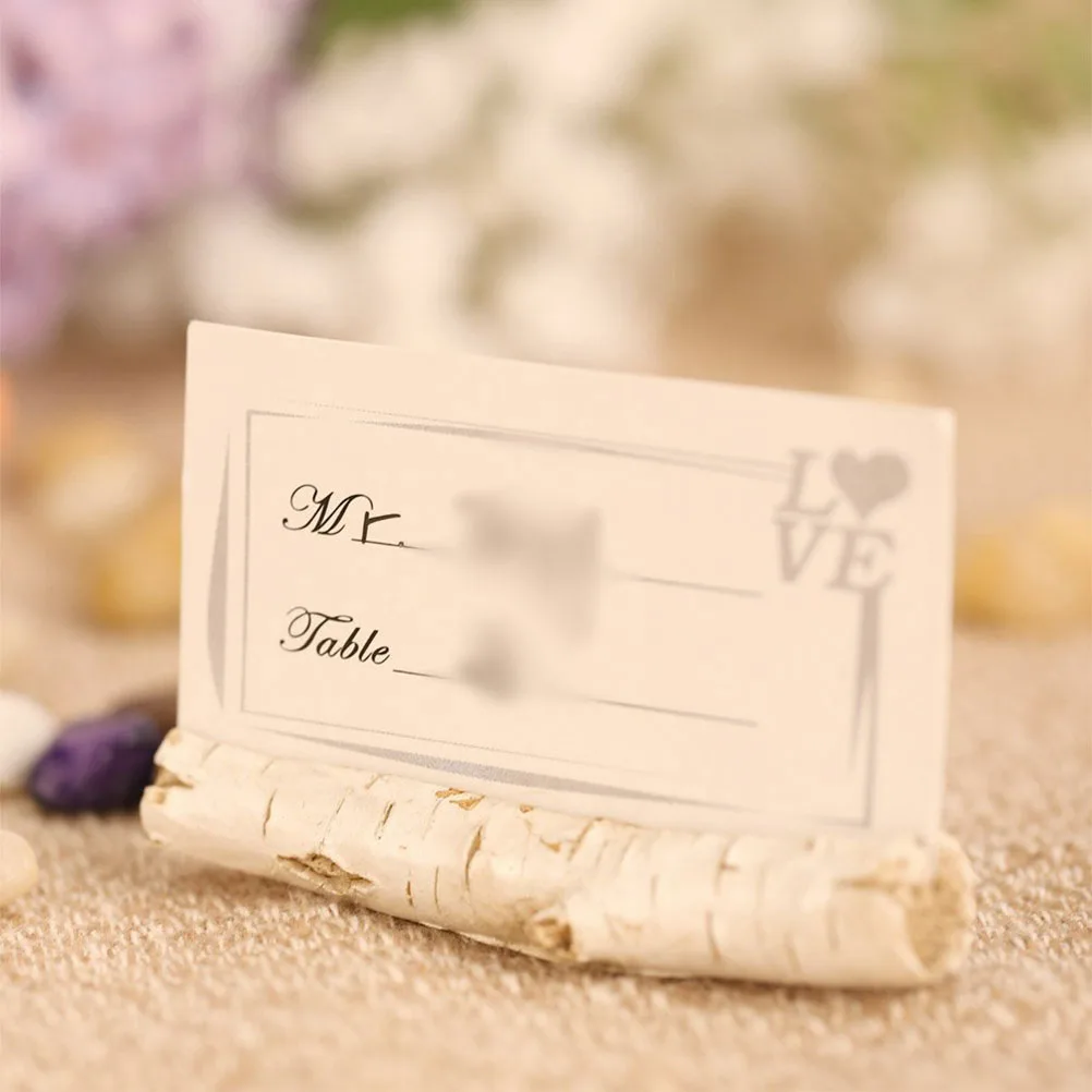 10pcs Table Card Holder Vivid Branch Place Card Holders Resin Table