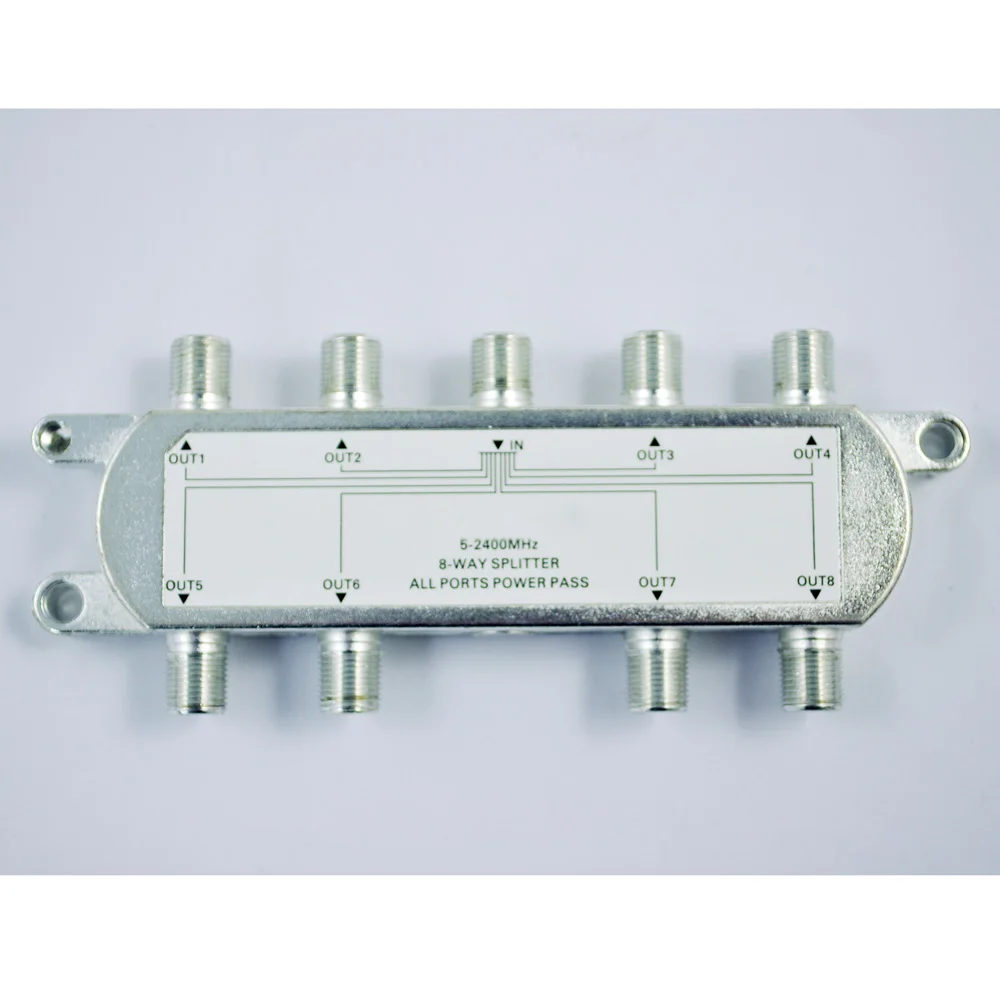 FFYY-SODIAL(R) 8 Way TV RF Coaxial Cable Splitter for CATV Signal photo
