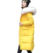 Hooded Fur Collar Winter Down Coat Jacket Long Thick Warm Women Casaco Feminino Abrigos Mujer Invierno Student Wadded Parkas 248 цена Hooded Fur Collar Winter Down Coat Jacket Long Thick Warm Women Casaco Feminino Abrigos Mujer Invierno Student Wadded Parkas 248 цены онлайн