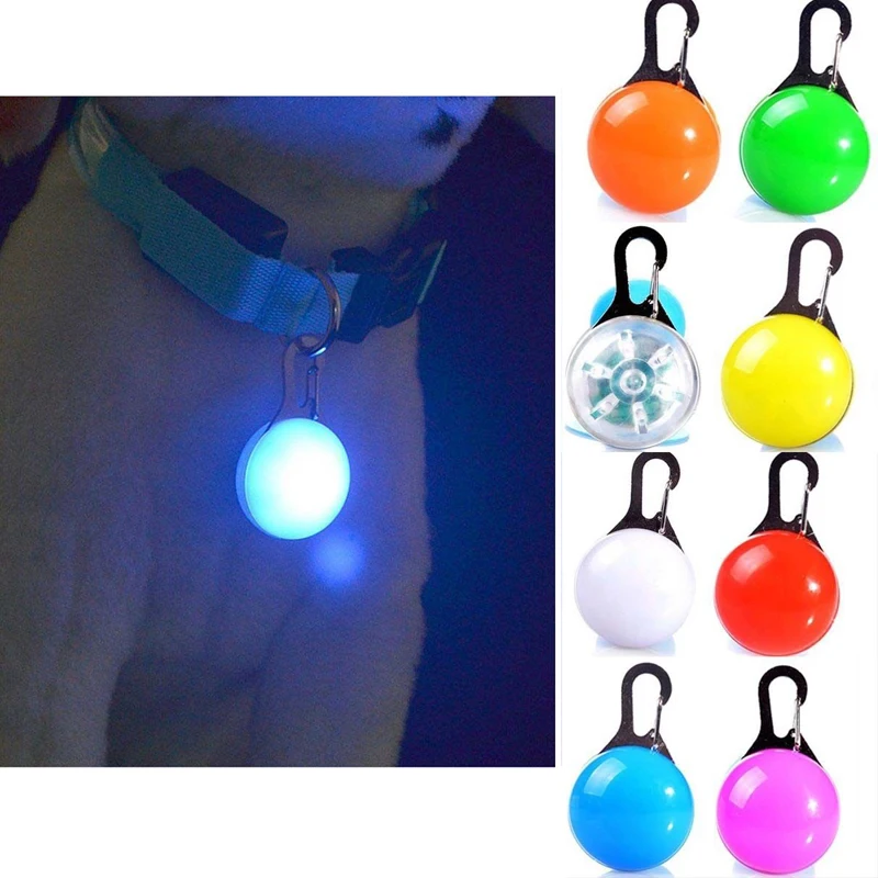 

LED Pet Signal Light Flashing Cat Dog Collar Pendant Necklace Safety Night Light Puppy Dog Glowing Accessories