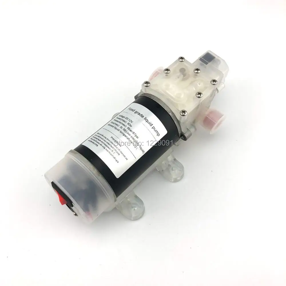 DC 12V 80W food grade Diaphragm liquid Pump Self priming Booster Pump