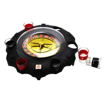 

Electric Russian Lucky Turntable Wine Set Ktv Bar Nightclub Drinking Game Props