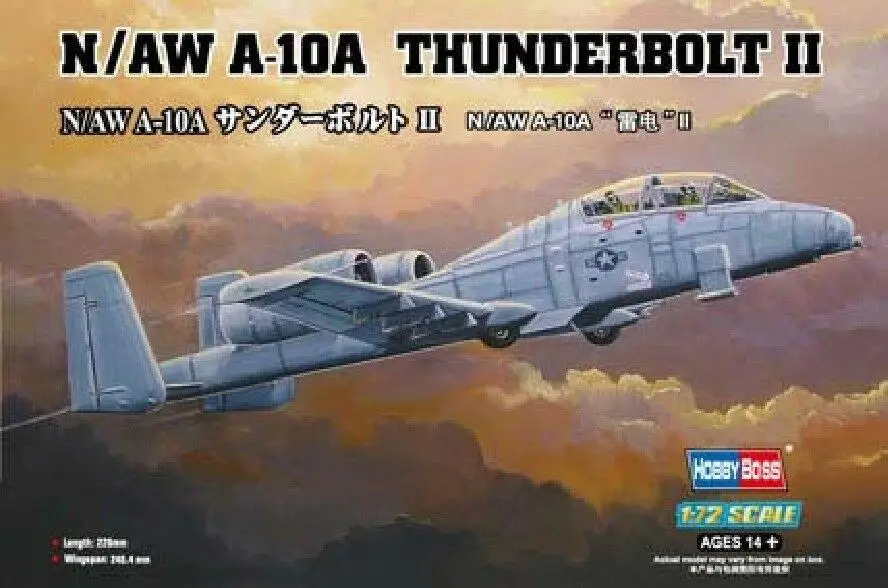 Модель Hobbyboss 1/72 80267 N/AW A 10A Thunderbolt II|Наборы для сборки моделей| |
