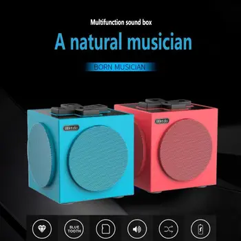 

2pcs Cube Wireless Bluetooth Speaker Portable Sound Box Stereo Audio Music Player Loudspeaker for IOS Android