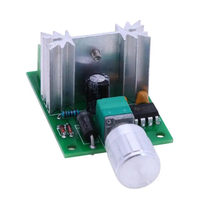 

Smart Electronics High Power 6A 12V PWM No-Polarity DC Motor Speed Voltage Regulator Controller Board Thermostat with switch