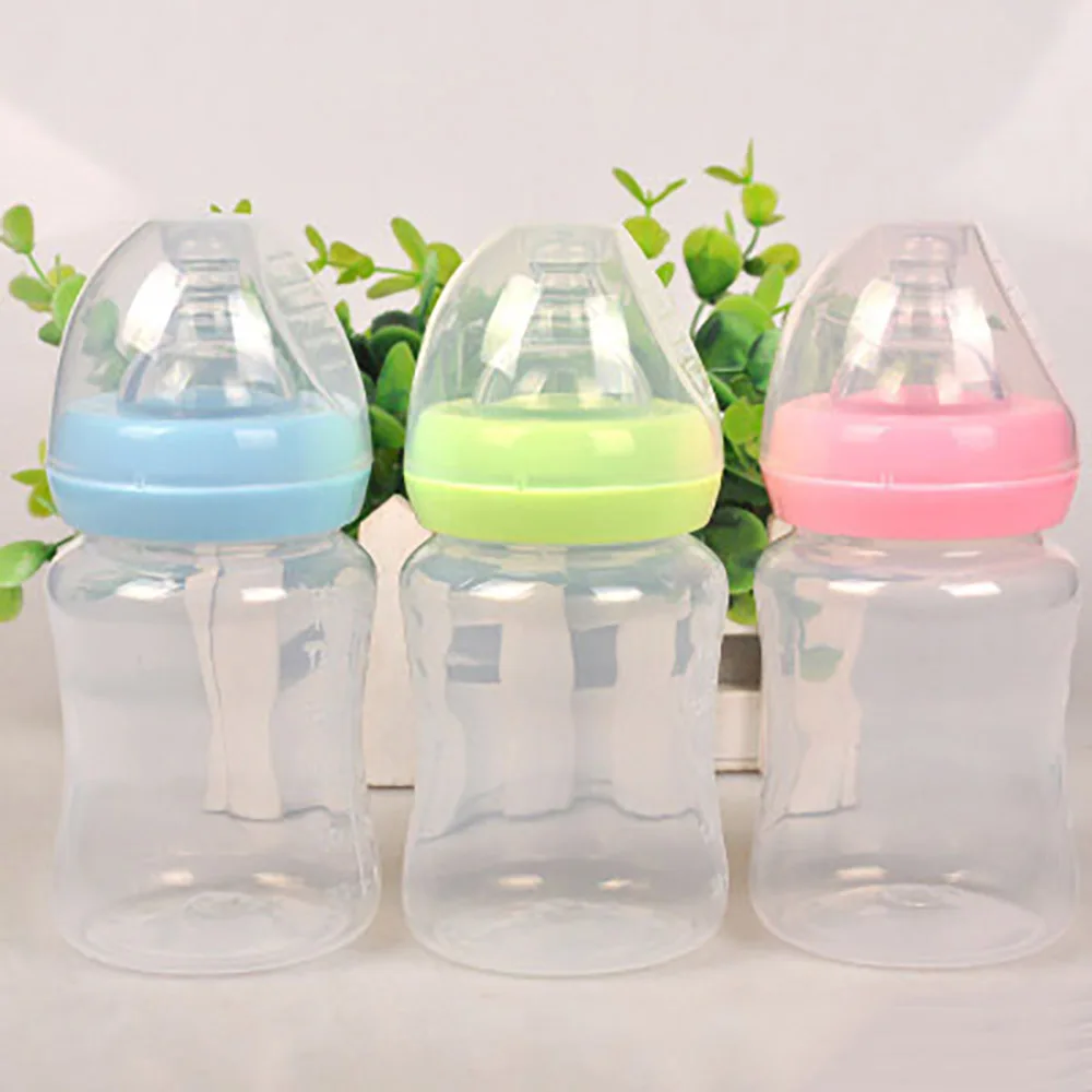 180ML Baby Bottles Silicone Baby Feeding Cup Baby Water Bottle kids