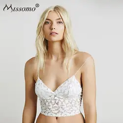 Missomo кружево Sheer для женщин бюстгальтер Sexy VS BH Bralet беспроводной Modis отжимать Bralette плюс размеры шелковая чашка нижнее бельё для девочек