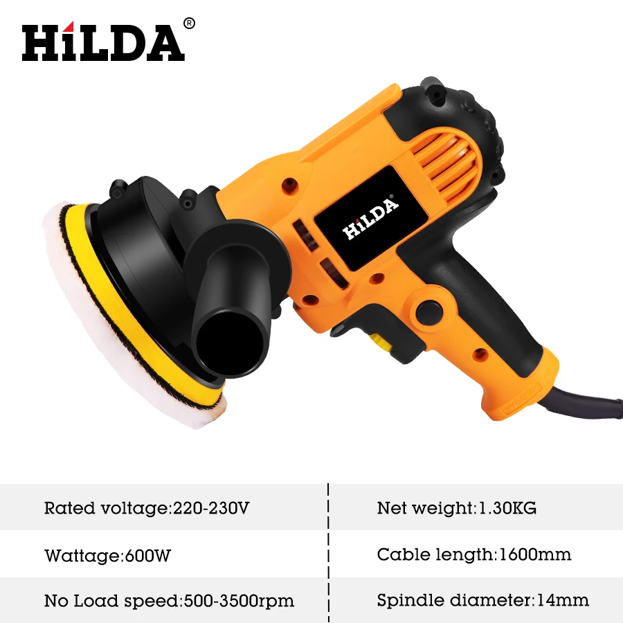 Comprar HILDA pulidor de coche automático de la máquina de pulido de la máquina de velocidad ajustable lijado depilación herramientas accesorios del coche de herramientas