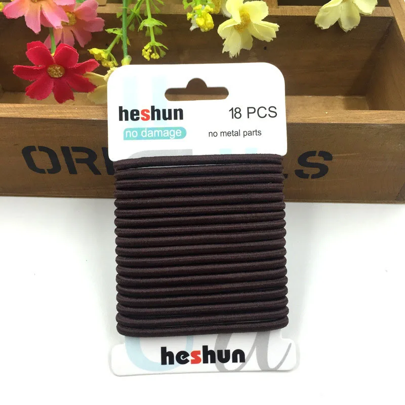 Harga Rambut Band Tali Elastis Fesyen Wanita 18 Pcs set Set Permen Warna Rambut Aksesoris Trendi