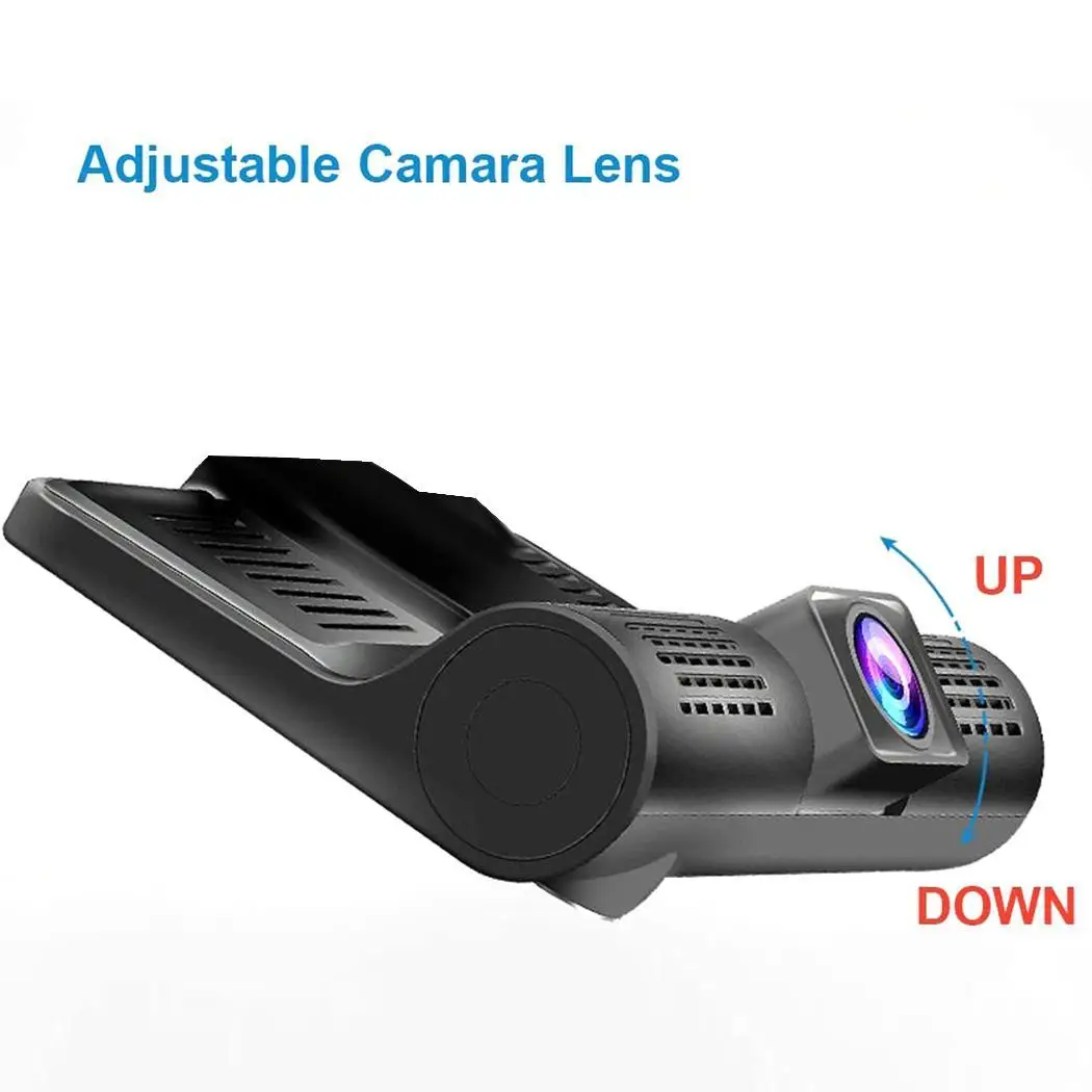 ABS Dash DVR Автомобильный видеорегистратор с 3 линзами для вождения 800x480 пикселей 2 5