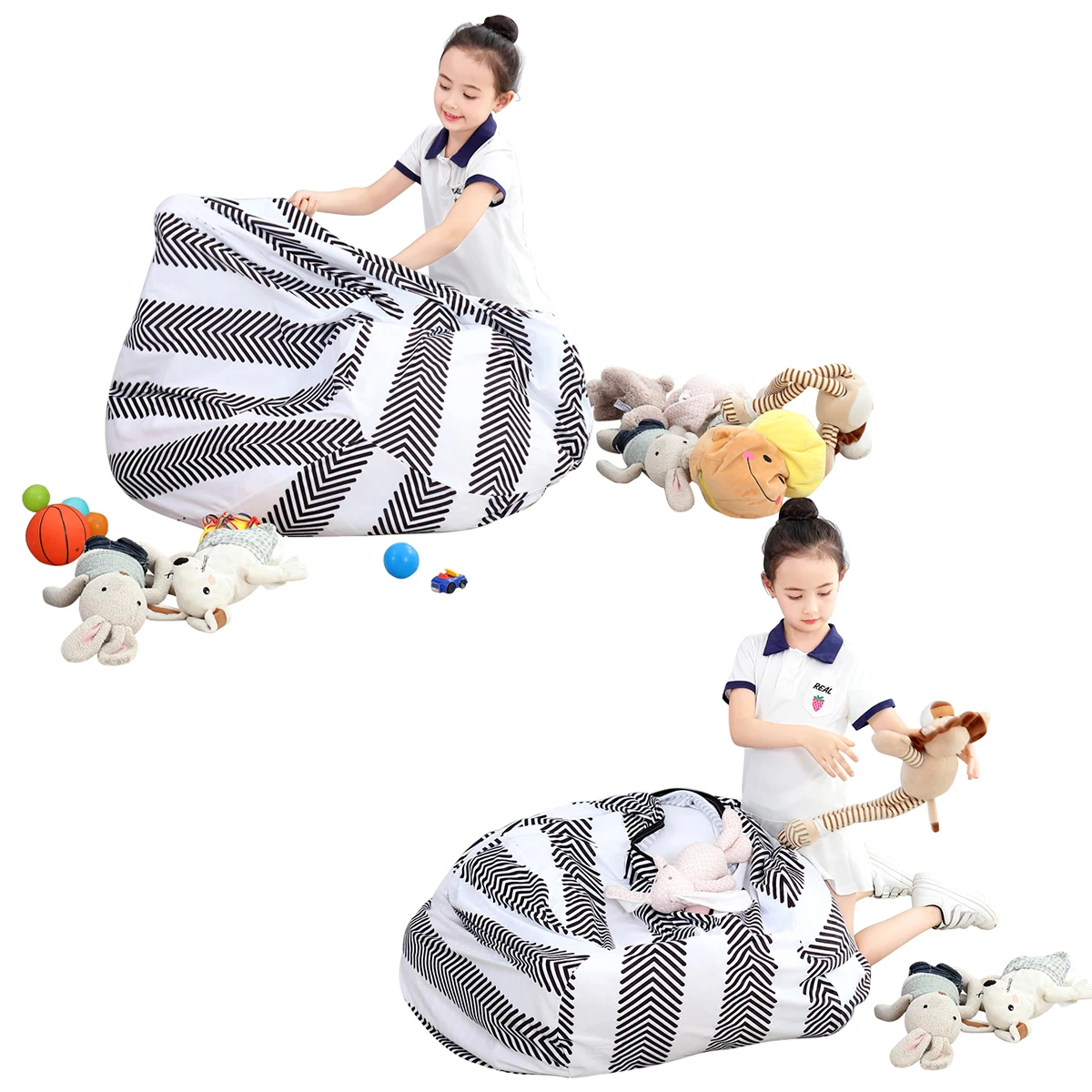 Stuffed Animal Storage Bean Bag Chair Portable Kids Toy Storage Bag Modern Creative Storage Play Mat Clothes Organizer Tool Stuffed Animal Storage Bean Bag Chair Portable Kids Toy Storage Bag Modern Creative Storage Play Mat Clothes Organizer Tool