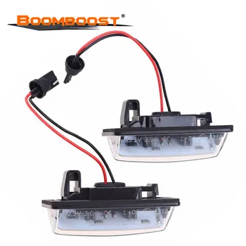 

For Nissan TEANA E11 E12 C25 C26 car-styling 2pcs lighting 2x Error Free Xenon White LED license plate light