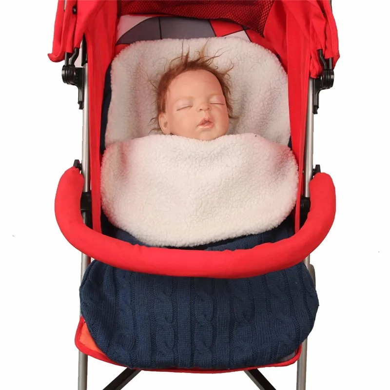 Зимнее детское одеяло милые пеленки для новорожденного теплый унисекс спальный комплект для младенца мягкий спальный мешок коляска обертывание
