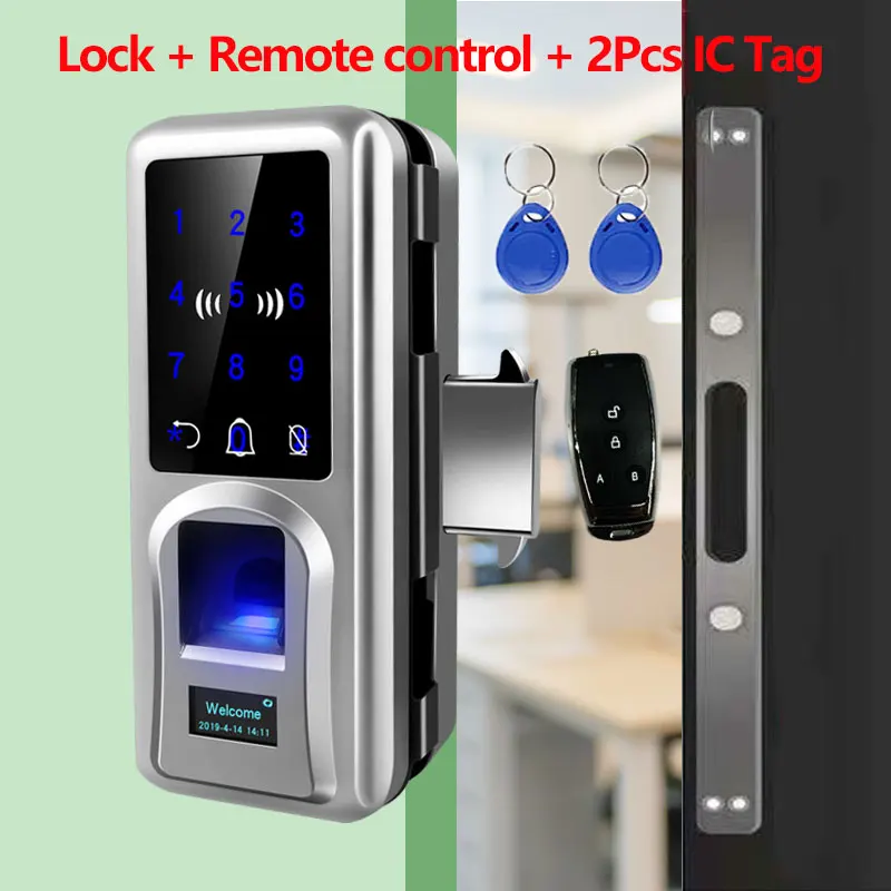 Двери Fingerprint lock глазированый Smart Lock удаленного cerradura inteligente офисные один двойной
