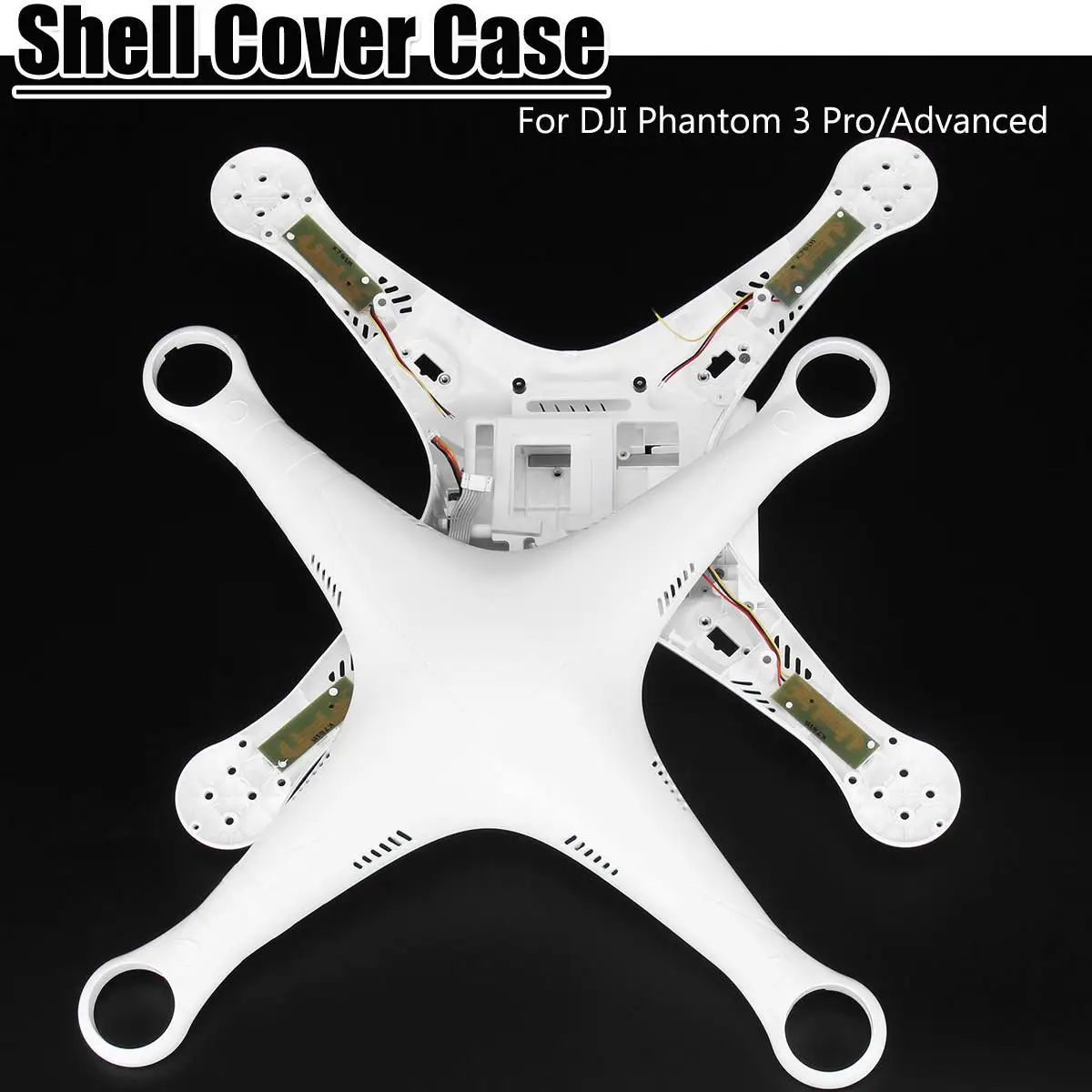 1 пара сменных аксессуаров наклейка для DJI Phantom 3 Pro/Advanced Body Shell Корпус крышка/шасси ноги запасные части