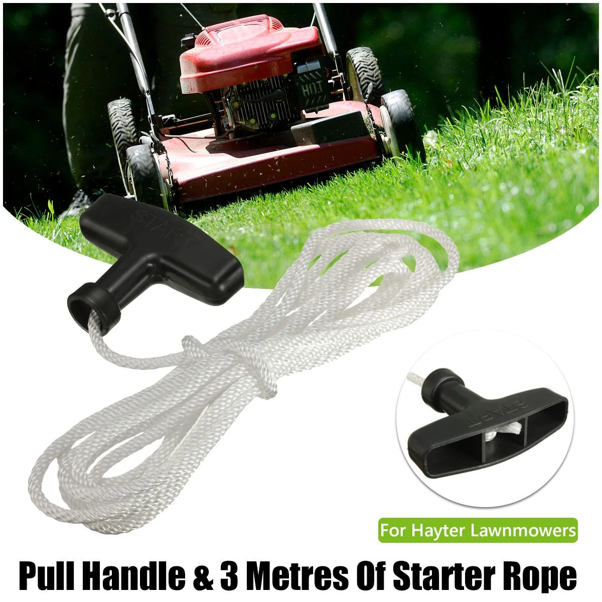 Universal Lawnmowers Pull Handle Starter Start Cord Line Rope Engine Petrol 