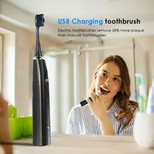 Очистка полости рта электрическая зубная щетка USB подзаряжаемая зубная щетка средство для гигиены полости рта Уход Отбеливание зубная щетка для взрослых