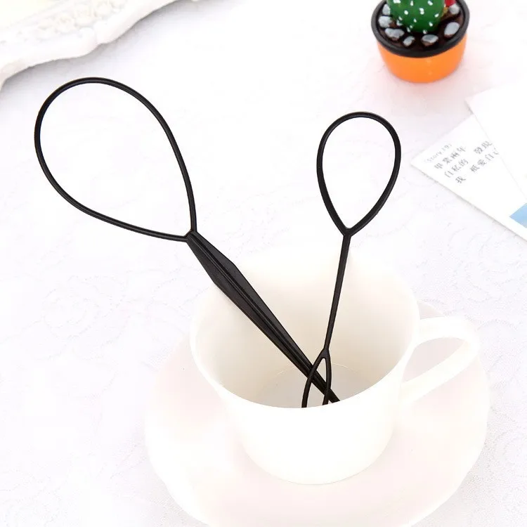 2pcs/set Hair Styling Braid Maker Pull Hair Needle Ponytail Hair Braider Creator Loop Tail Clip Home Use DIY Hairdressing Tools