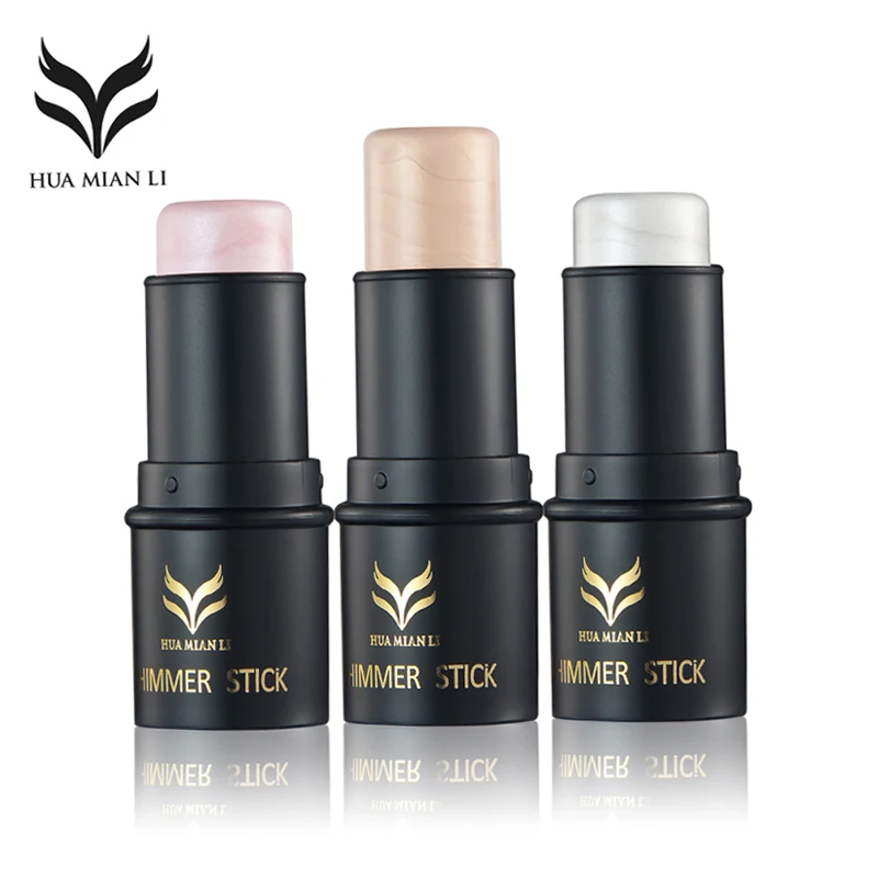 Blueness Highlighter Foundation Stick Shimmer 3D Face Cream Highlight Pencil Bronzer Contour Illuminator Makeup Pen | Красота и