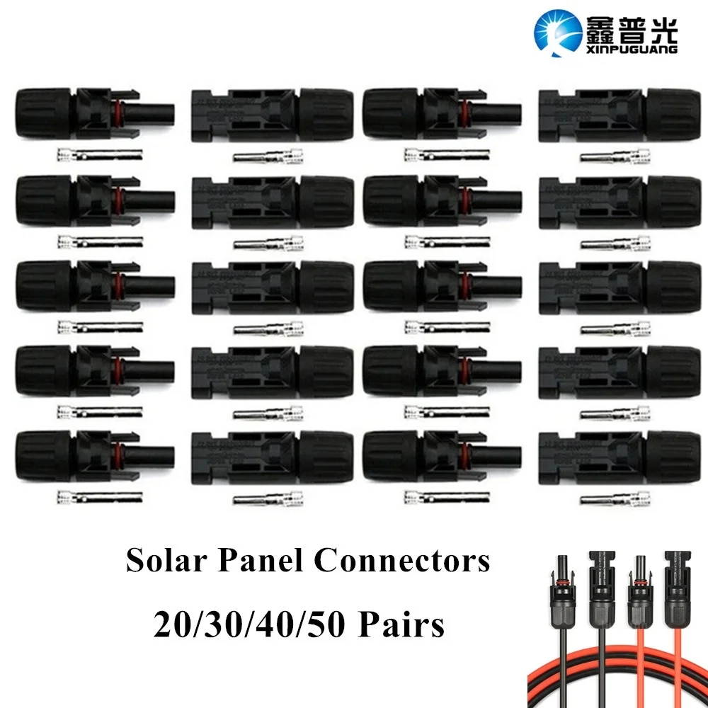 Пакет печать/Панель прочный Солнечный разъемы кабеля Мужской 20/30/40/50 соединительный кабель Панель кольцо пар Женские MC4 разъемы