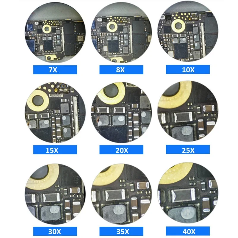7X-45X зум стерео микроскоп 360 градусов вращающийся тринокулярная головка для PCB инспекции мобильного телефона ремонт Simul-focal или нет