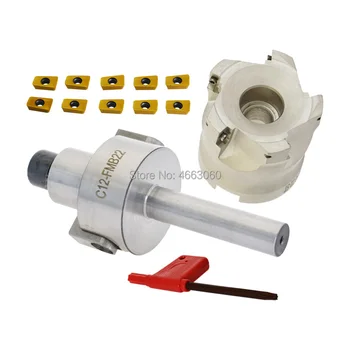 

1set C12 FMB22 Shank + BAP300R 50 22 5T Face Milling CNC Cutter + 10pcs APMT1135 Inserts For Power Tool