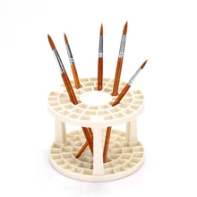 Многофункциональный бежевый самодельный держатель для ручек, Студенческая кисть для рисования, пористая пластиковая ручка, Настольный стеллаж для хранения, школьные принадлежности
