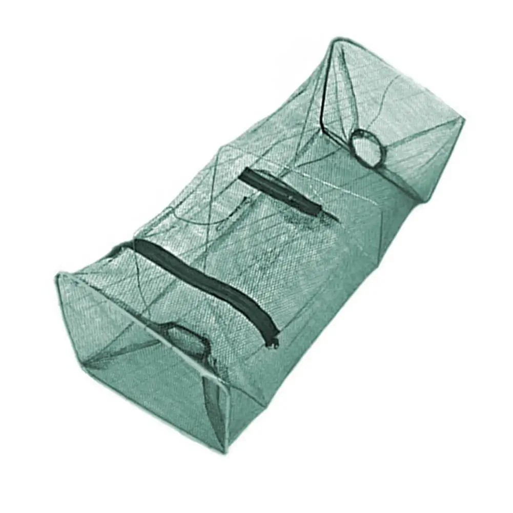Foldable Nylon Fishing Net Crab Fish Crawdad Shrimp Minnow Bait Trap Drift Cage | Спорт и - Цена: US $2.83