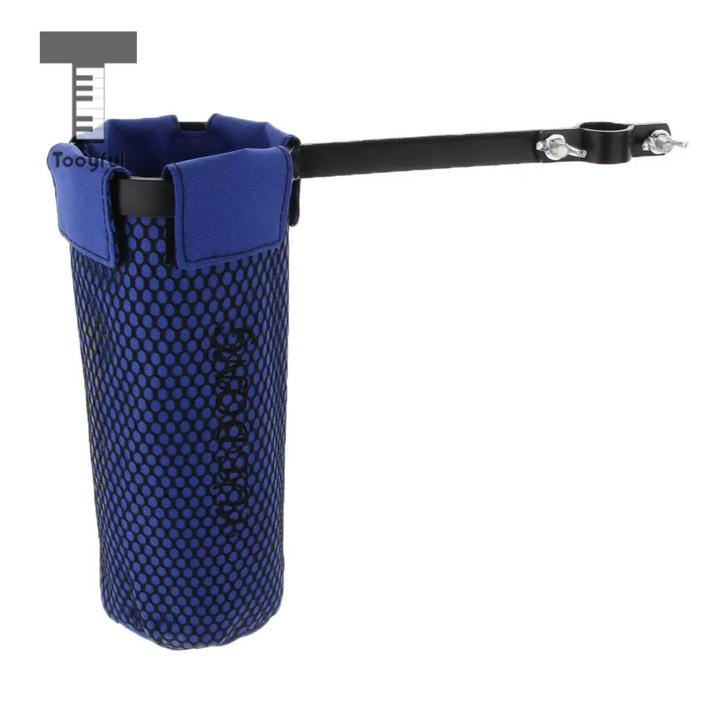 Tooyful Drumstick Pouch w/ Metal Clamp Stand Percussion Drum Sticks Holder