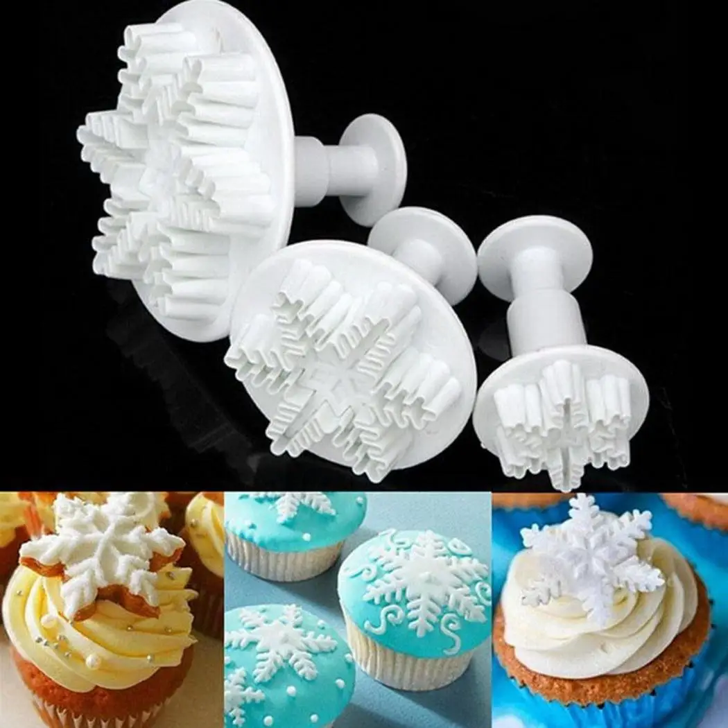 

Cutter Mold 3 Fondant Cookie Tool DIY Plunger Cake Decorating Pcs/Set Baking