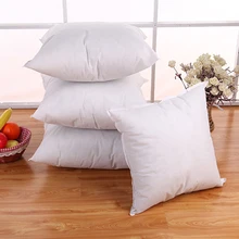 Almohada 45*45 cojín del sofá almohada cojín suave Core inserto de almohada para sofá-cama dormitorio Pilloecase cojín blanco